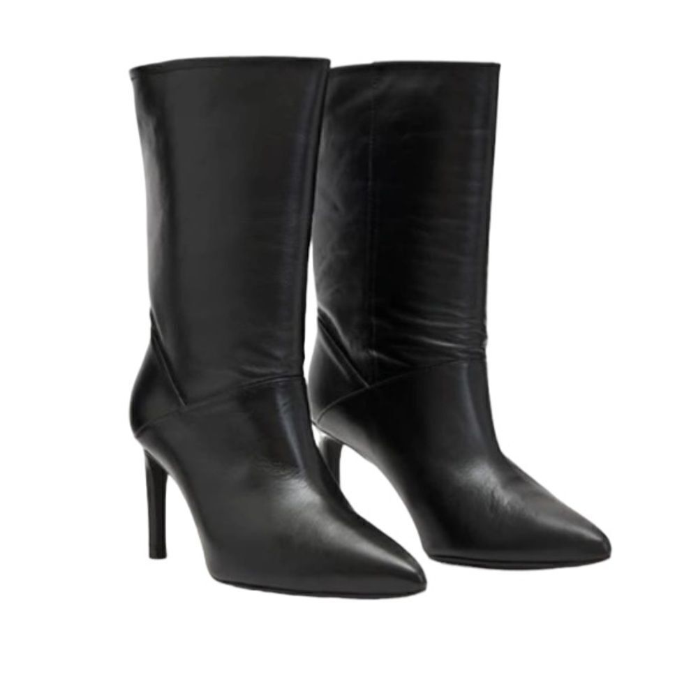 ALL SAINTS Orlano Leather Boots in Black